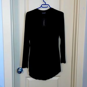 FASHION NOVA Black Beverly Hills Tunic Dress Large (The Kylie Dress)